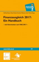 Titelseite Band 19: Finanzausgleich 2017 Ein Handbuch – mit Kommentar zum FAG 2017 –
